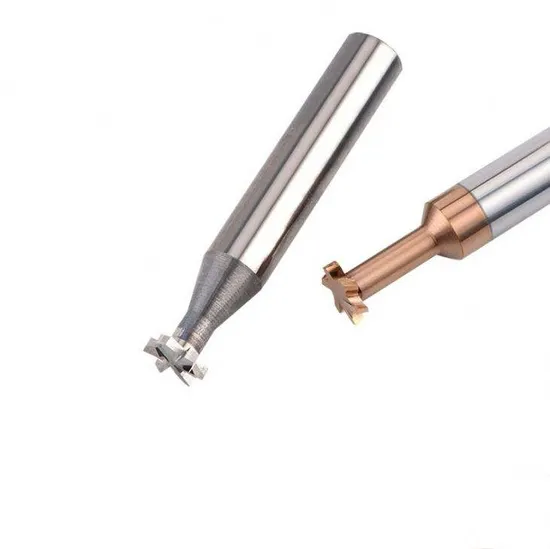 Extra Long Shank T Slot End Mill HRC55 Carbide Milling Tools